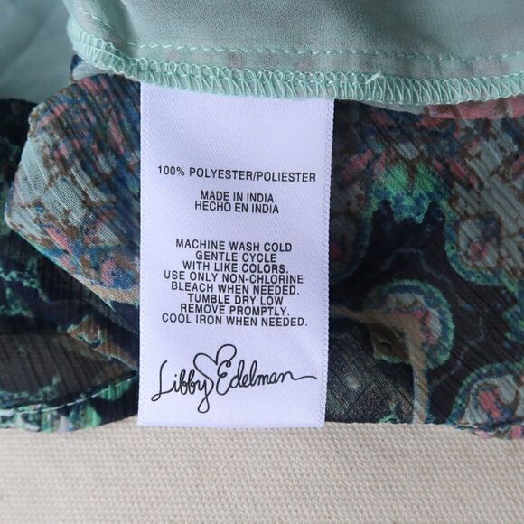 Libby Edleman Sheer Cold Shoulder Blouse - Picture 9 of 11